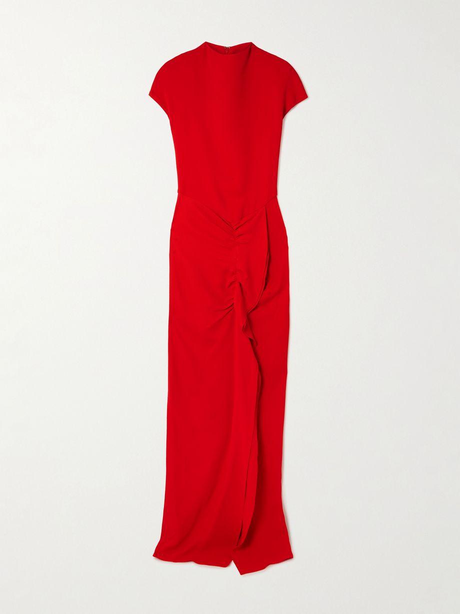 Beth ruffled jersey maxi dress by TOVE