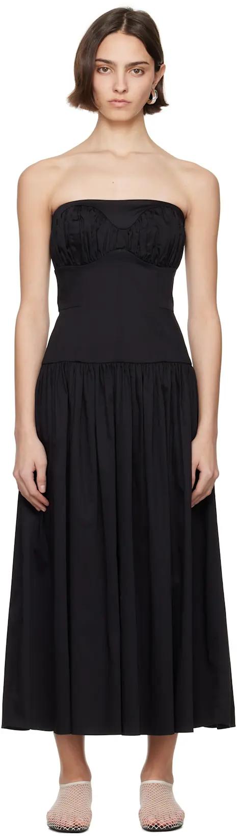 Black Lauryn Midi Dress by TOVE