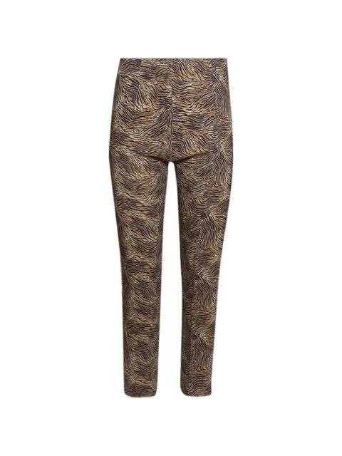 Drew zebra-print trousers by TOVE