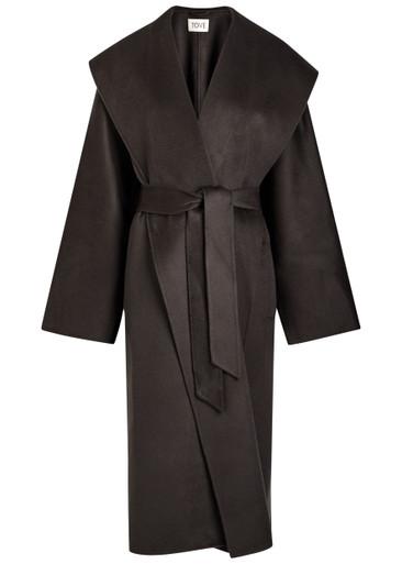 Fenn belted wool-blend coat by TOVE