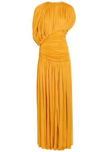 Gai draped stretch-jersey maxi dress by TOVE