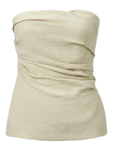 Izel draped bandeau top by TOVE