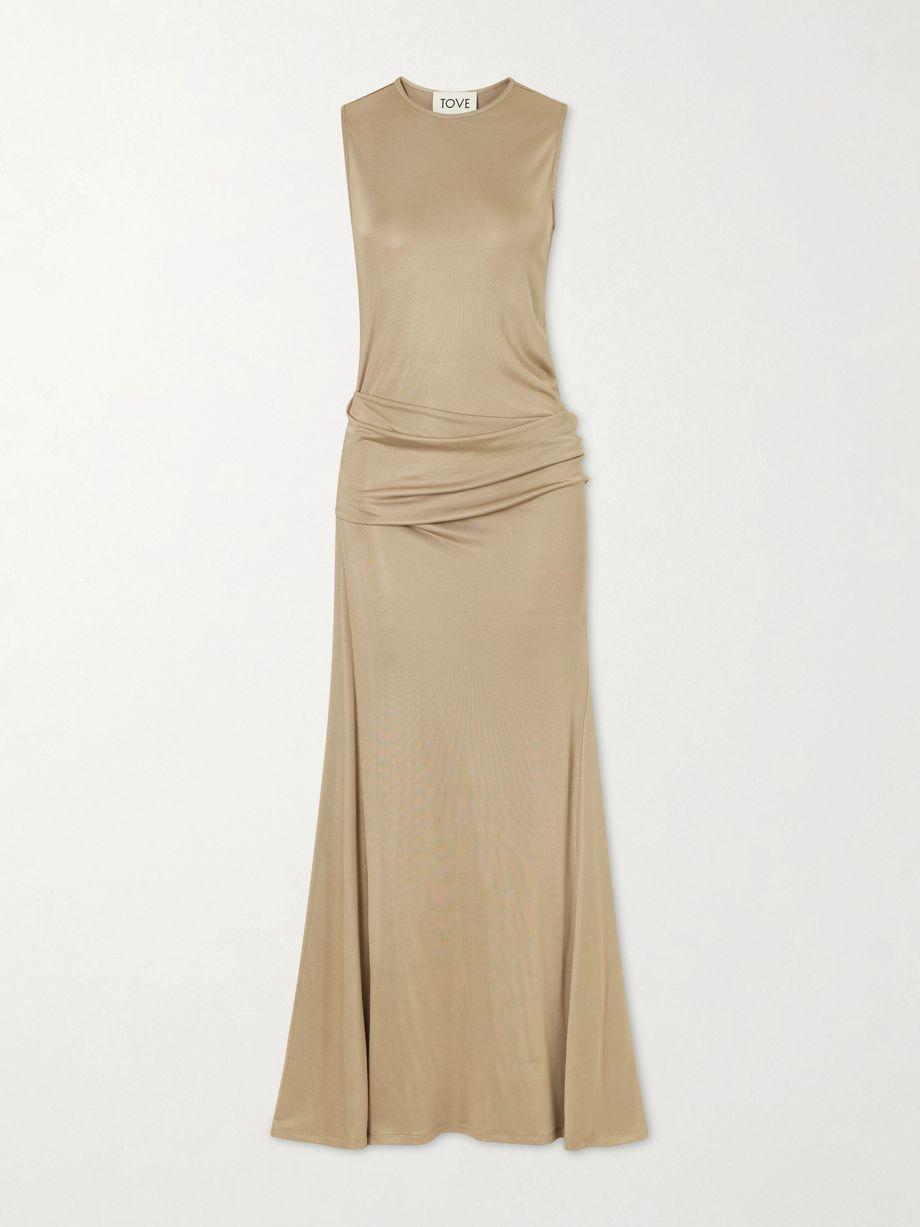 Lelani jersey maxi dress by TOVE