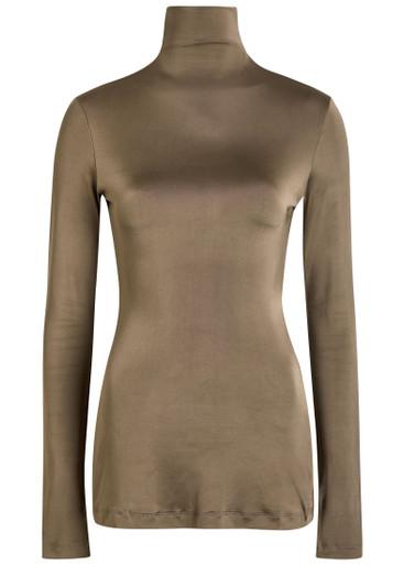Noor turtle-neck jersey top by TOVE