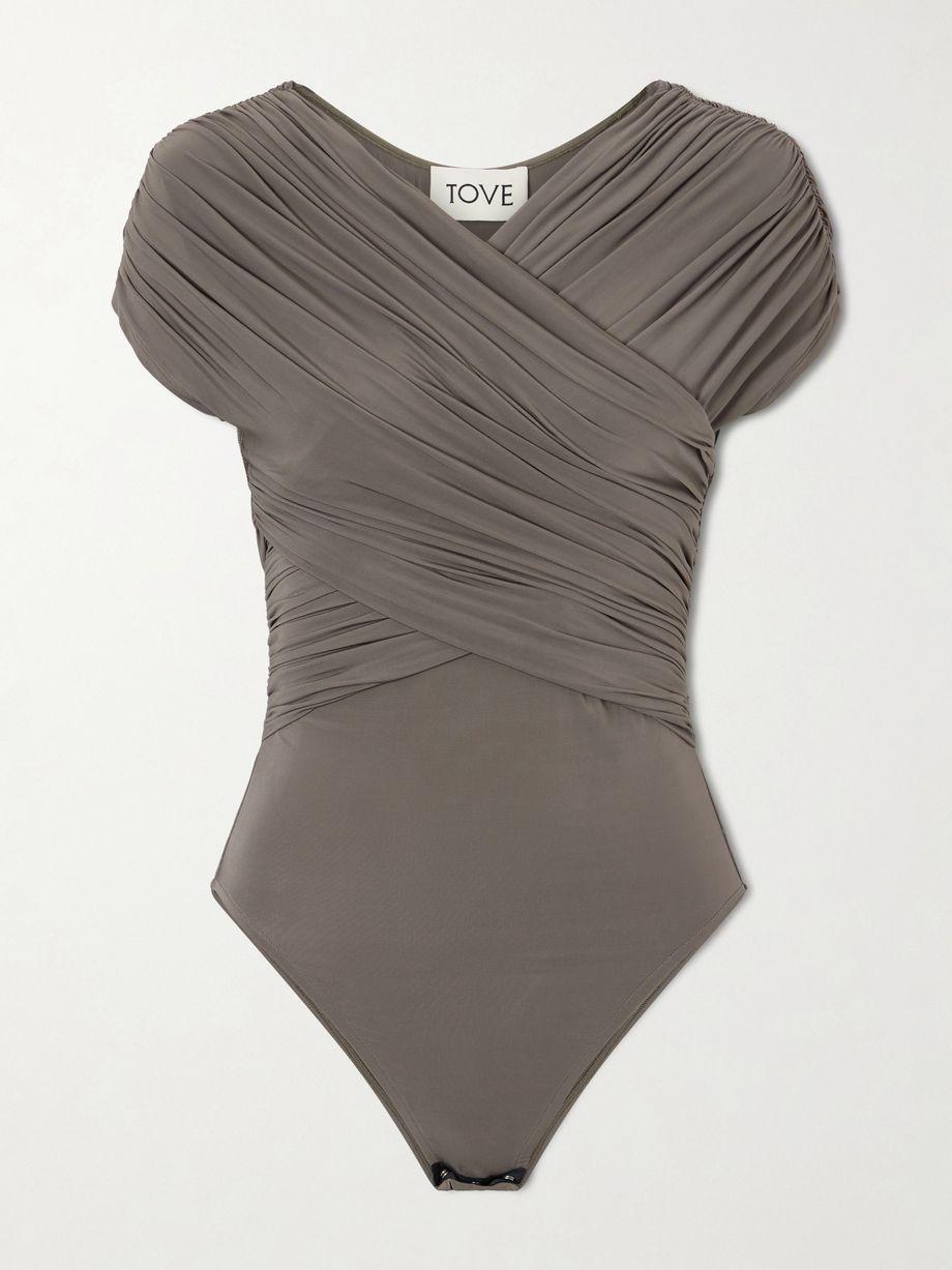Sidney jersey-crepe bodysuit by TOVE