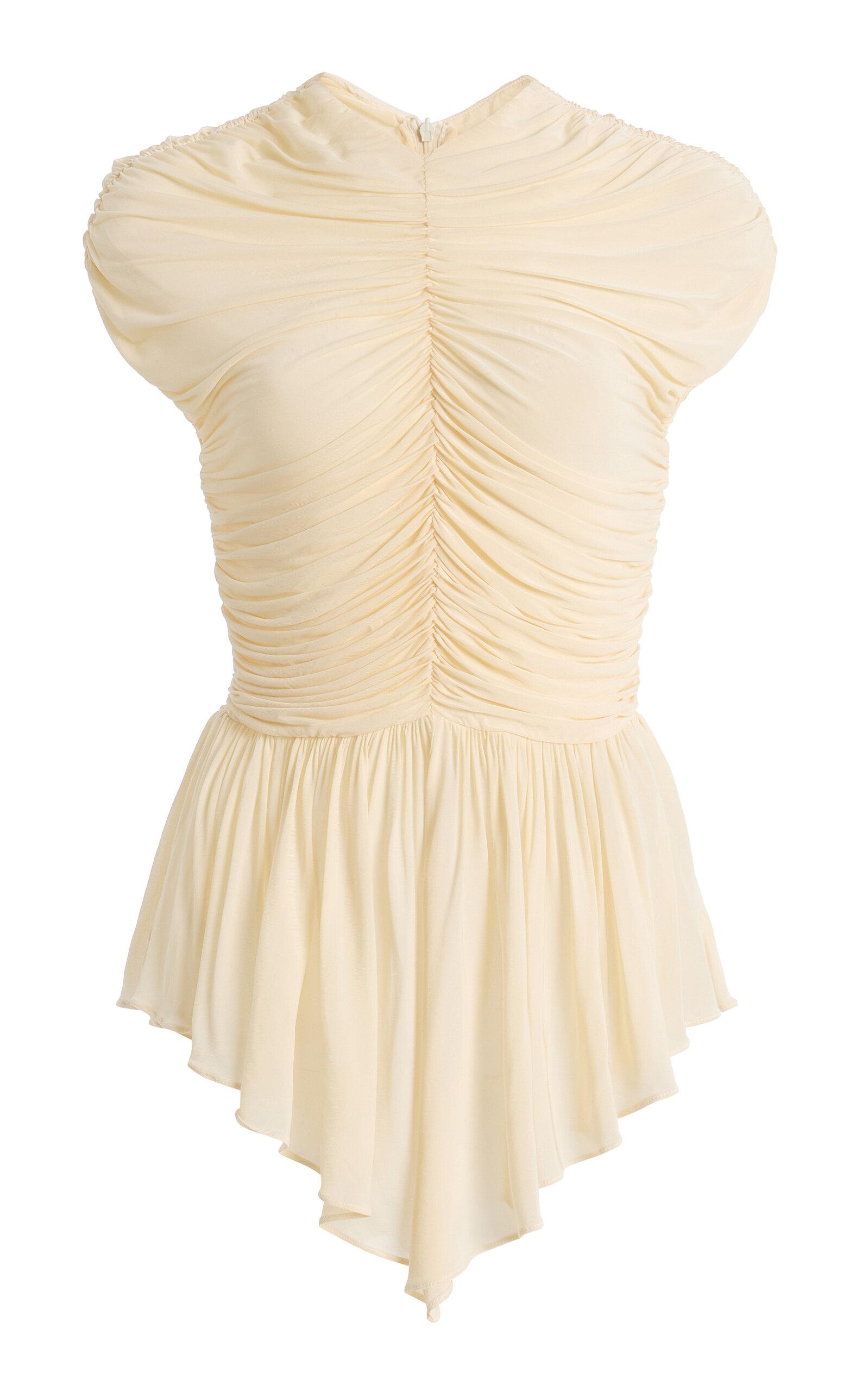 Tove Gabor Ruffled Jersey Top - Moda Operandi by TOVE