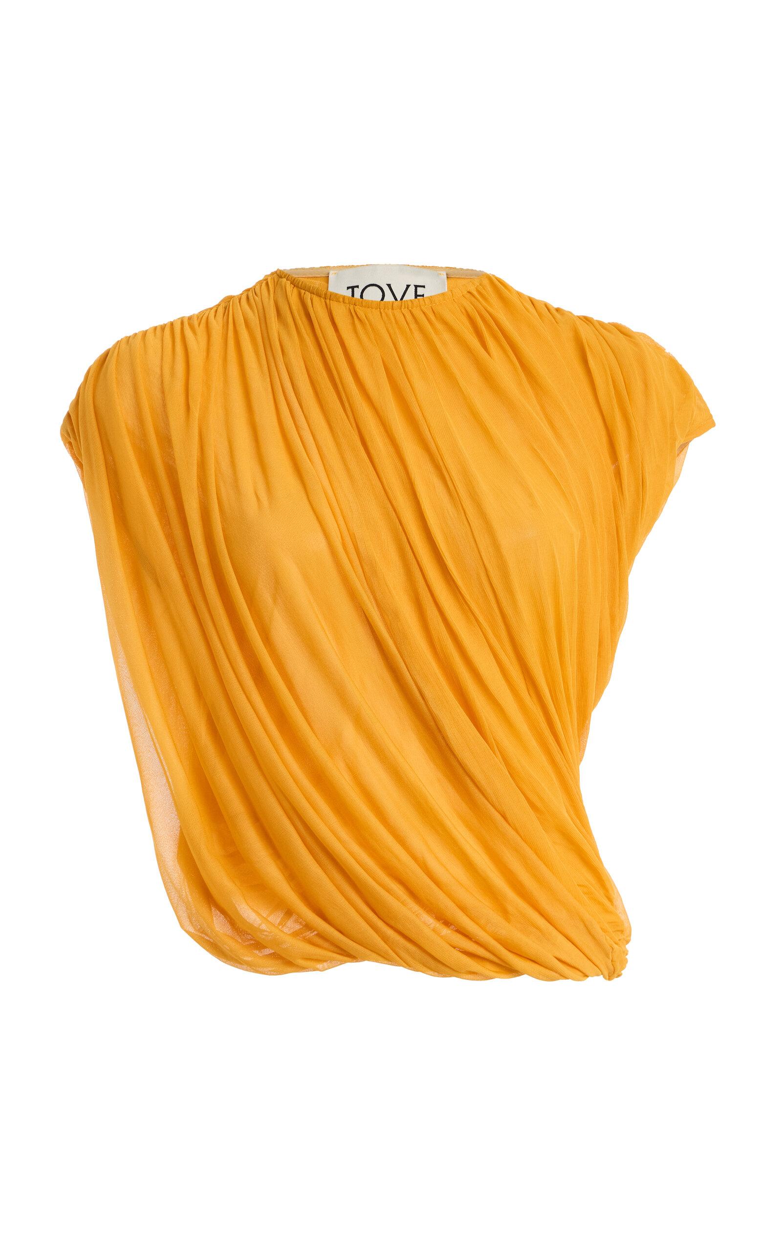 Tove Murle Draped Jersey Top - Moda Operandi by TOVE