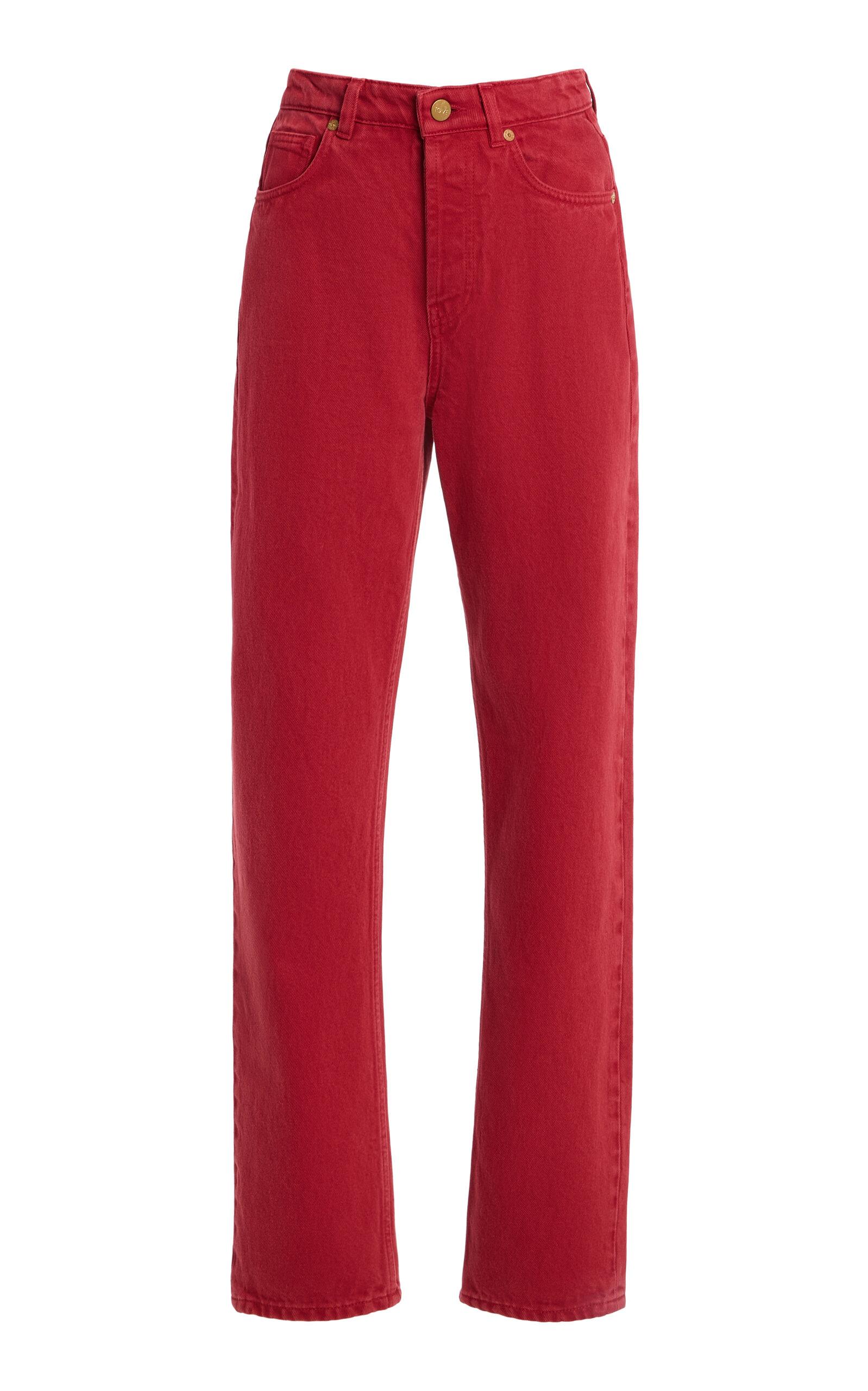 Tove Senna Rigid High-Rise Straight-Leg Jeans - Moda Operandi by TOVE