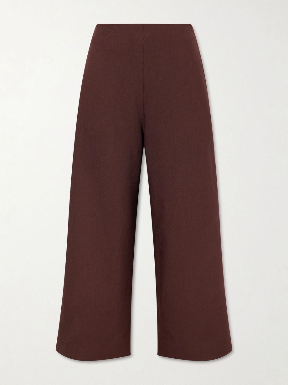 Zadie poplin wide-leg pants by TOVE