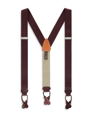 Big & Tall Hudson Solid Color Brace by TRAFALGAR