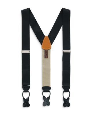 Big & Tall Hudson Solid Color Brace by TRAFALGAR