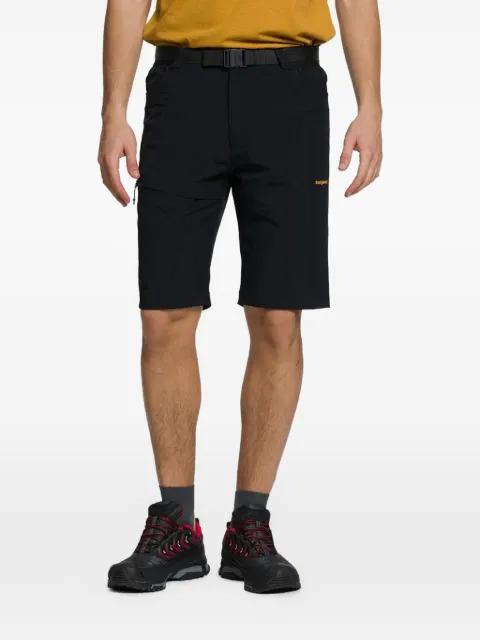 belted logo-print bermuda shorts by TRANGOWORLD