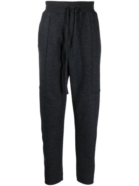 drawstring-waist tapered trousers by TRANSIT
