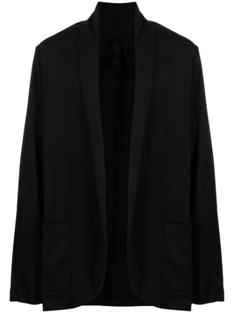 narrow notch-lapel cotton blazer by TRANSIT