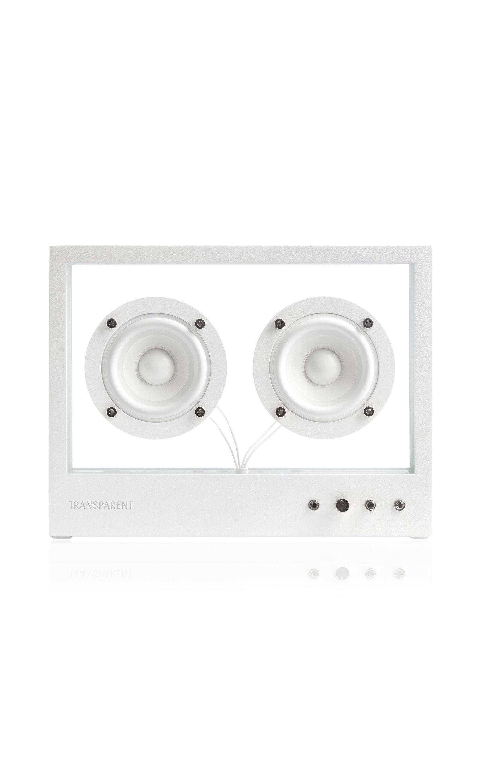 Transparent - Small Transparent Speaker - White - Moda Operandi by TRANSPARENT Transparent - Small Transparent Speaker - White - Moda Operandi by TRANSPARENT