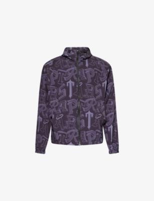 Wildcard Graphic-Print Shell Windbreaker Jacket by TRAPSTAR