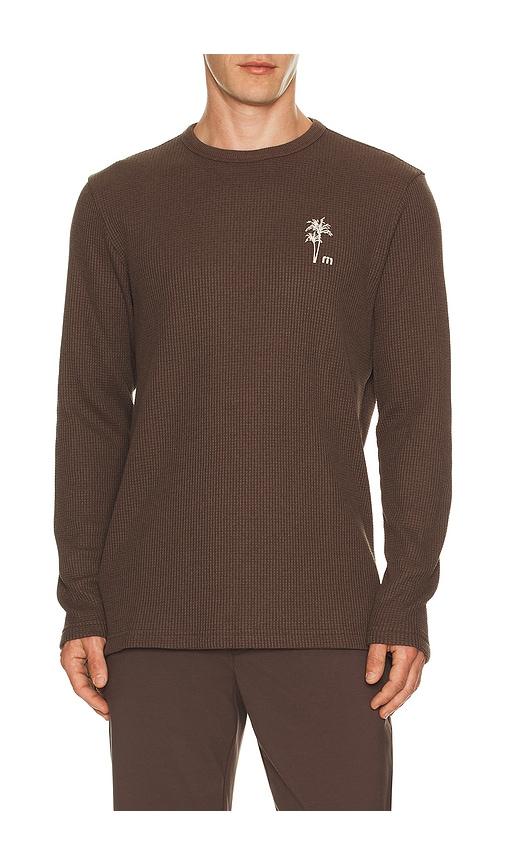 TravisMathew Souvenir Stand Sweater in Brown by TRAVISMATHEW
