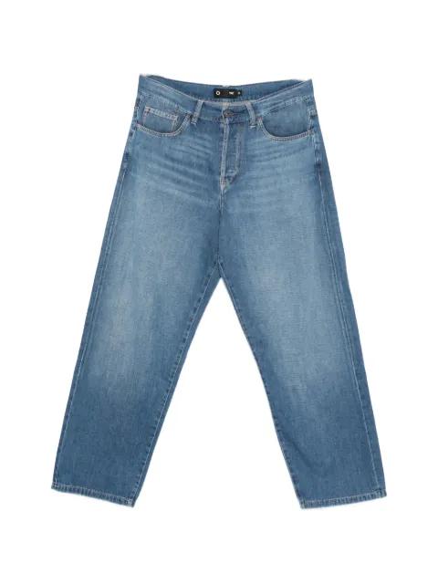faded-effect straight-leg jeans by TRC