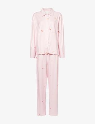 Soft Launch Gingham-Print Stretch-Cotton Pyjamas by TREATS
