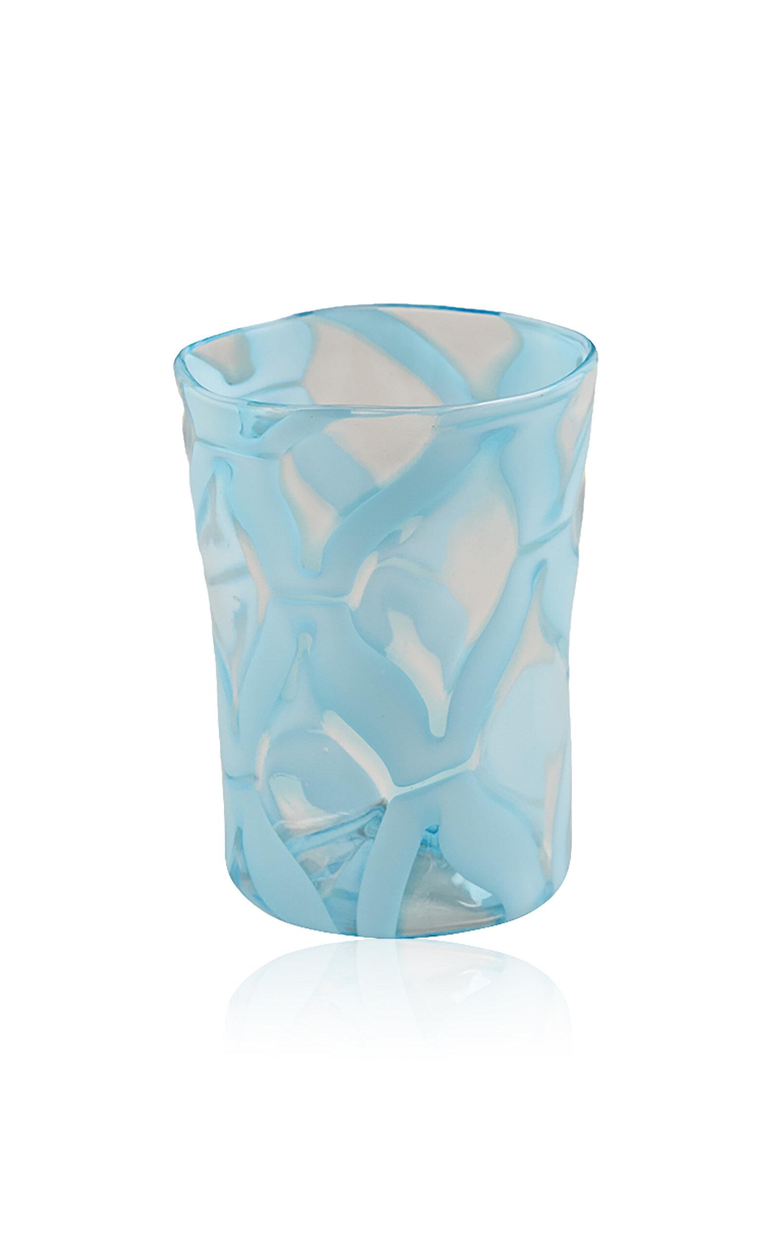 Tressé - Azure Murano Water Glass - Light Blue - Moda Operandi by TRESSE
