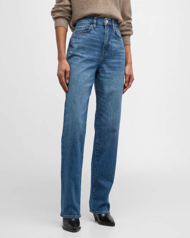 Ms. Triarchy V-High Rise Straight-Leg Jeans by TRIARCHY