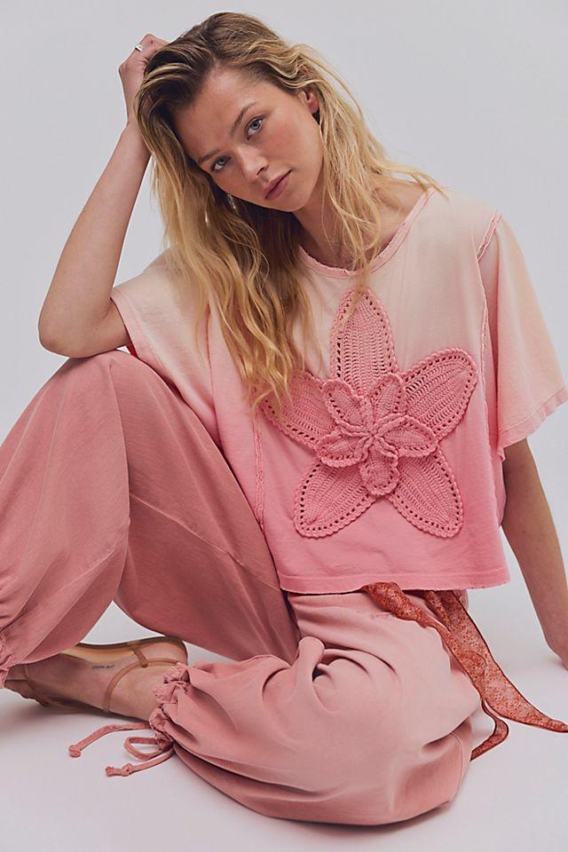 Tricia Fix Crafty Crocheted Tee by TRICIA FIX | FREE PEOPLE