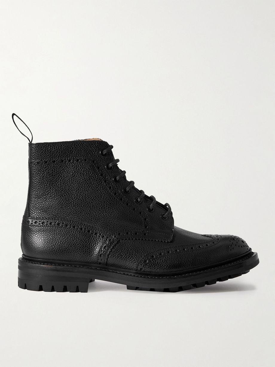 Stow Leather Brogue Boots by TRICKERS