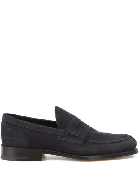 penny-slot suede loafers by TRICKERS