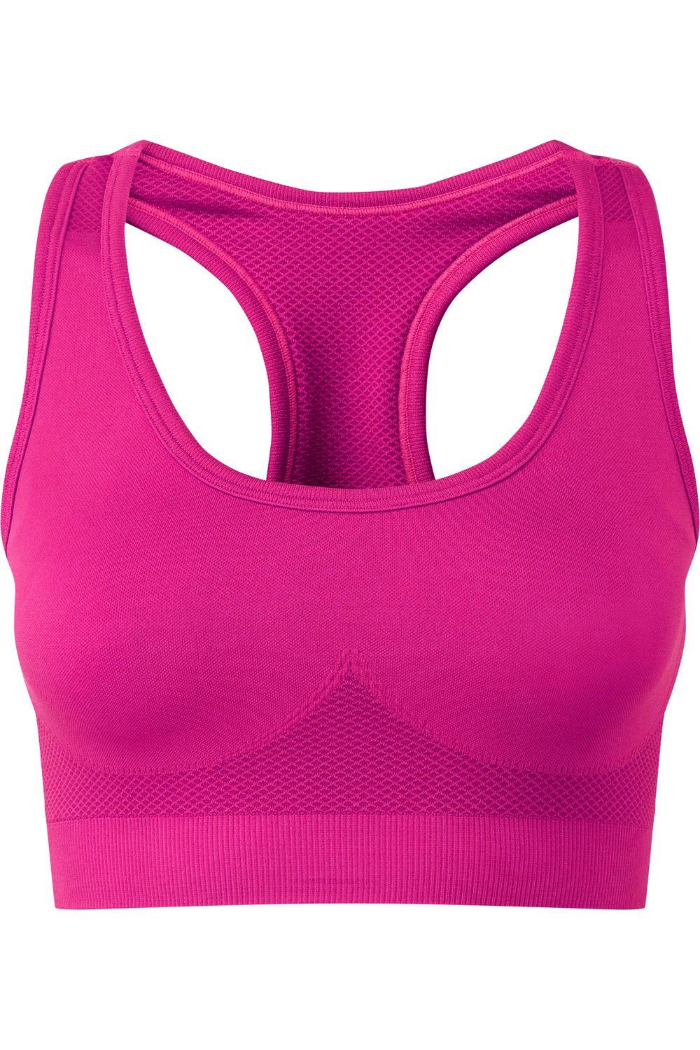 Seamless 3D Fit Multi-Sport Solid Colour Sculpt Sports Bra by TRIDRI