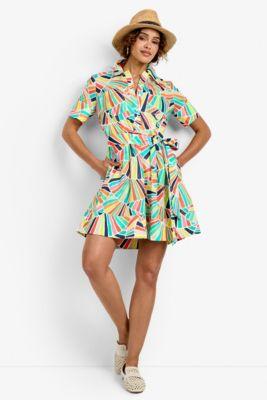 Misola Cotton Voile A-Line Midi Shirtdress by TRINA TURK
