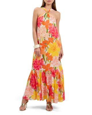 Navigli Twist-Front Maxi Dress by TRINA TURK