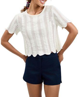 Playa Largo Crochet Top by TRINA TURK