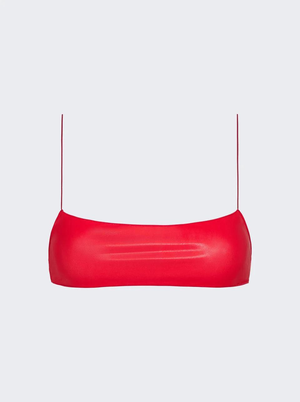 The C Bralette ROSSO HIGH GLOSS by TROPIC OF C