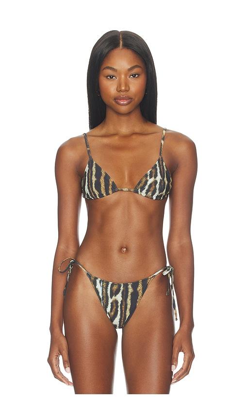 Tropic of C Equator Bikini Top in Brown by TROPIC OF C