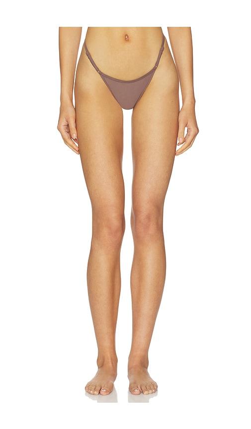 Tropic of C Luna Bikini Bottom in Brown by TROPIC OF C
