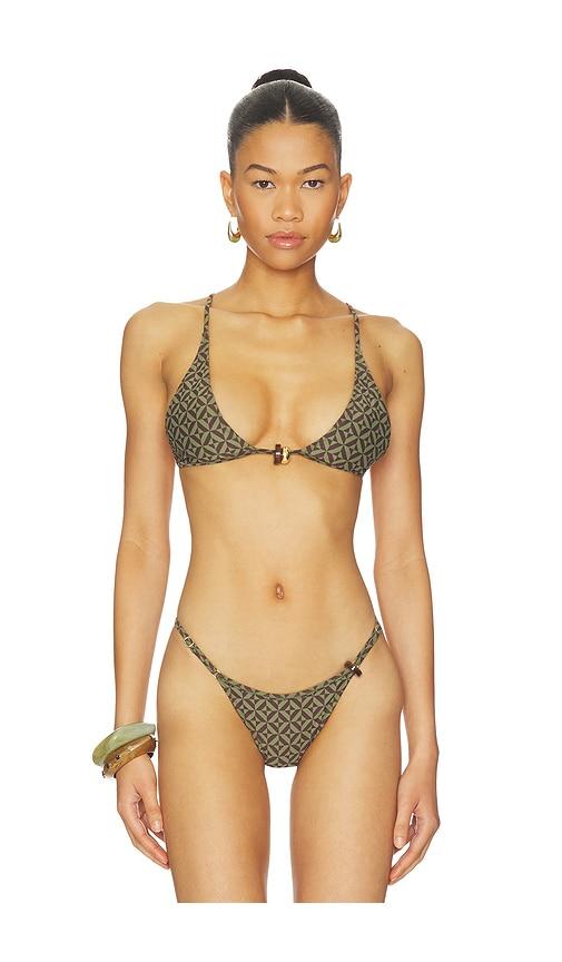 Tropic of C Universo Bralette in Green by TROPIC OF C