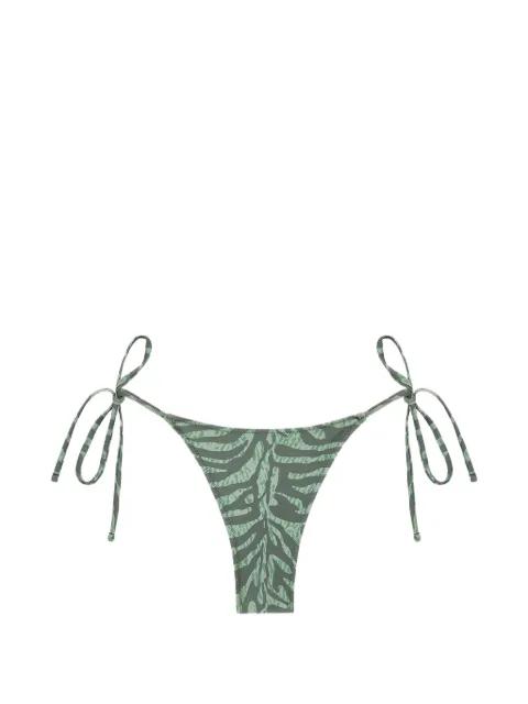 zebra-pattern bikini bottom by TROPIC OF C