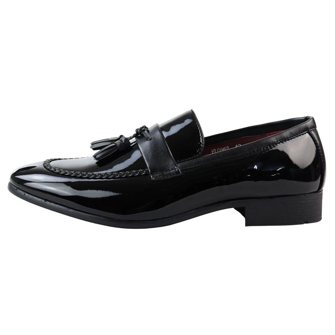 Patent Tassel Slip On Loafers by TRUCLOTHING