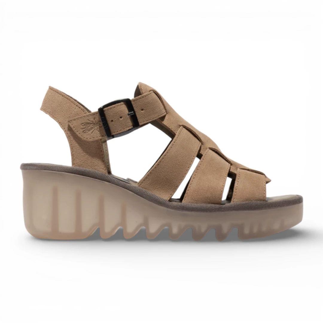 Suede Leather Wedge Sandals Everyday Comfort Leather Wedges by TRUCLOTHING