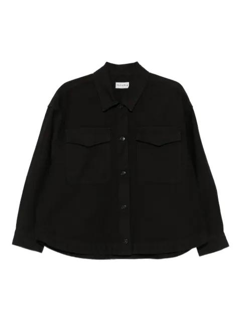 double-pocket cotton shirt jacket by TRUE AVENUE