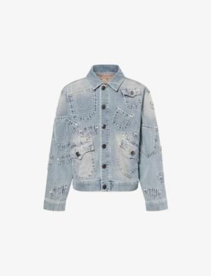 Multi-Pocket Super T Denim Jacket by TRUE RELIGION