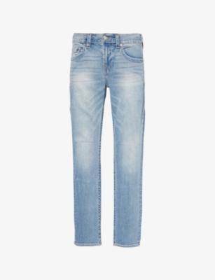 Rocco whiskering skinny-leg relaxed-fit stretch-denim jeans by TRUE RELIGION