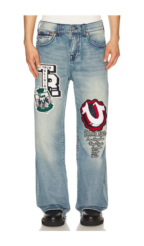True Religion Patch Vinny Flap Jeans in Blue by TRUE RELIGION