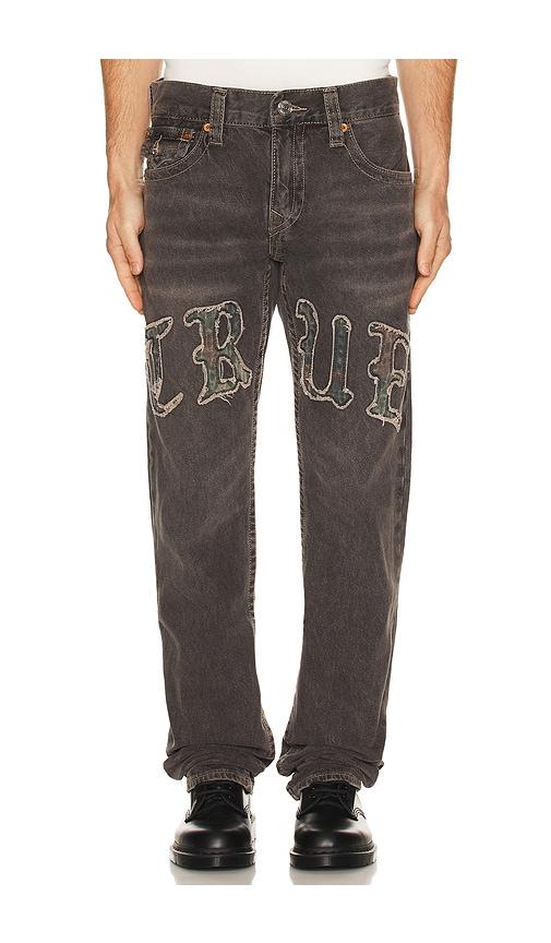 True Religion Ricky Flap Jeans in Black by TRUE RELIGION
