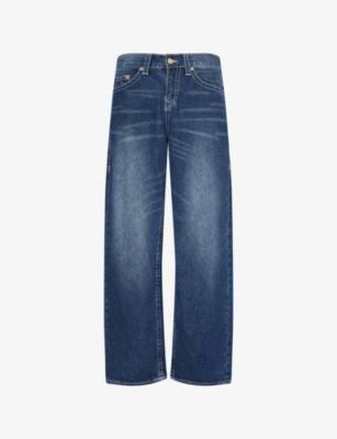Vinny Buddha Embroidered Baggy-Fit Denim Jeans by TRUE RELIGION Vinny Buddha Embroidered Baggy-Fit Denim Jeans by TRUE RELIGION