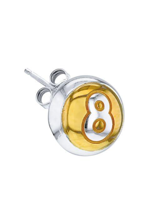 Eight Ball earring by TRUE ROCKS