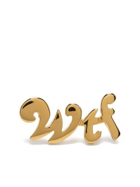 WTF stud earring by TRUE ROCKS
