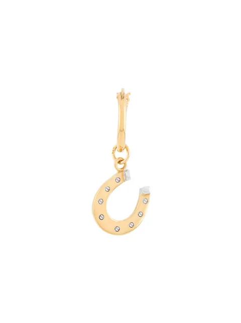 horseshoe hoop earring by TRUE ROCKS