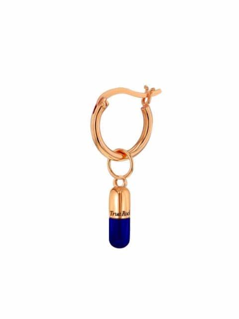 mini pill hoop earring by TRUE ROCKS