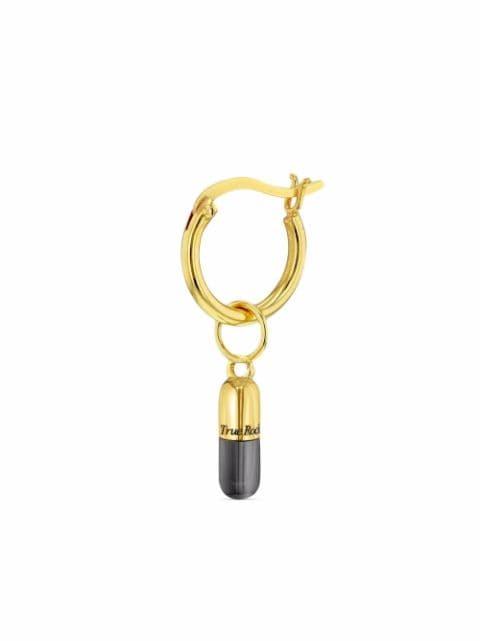 mini pill hoop earring by TRUE ROCKS